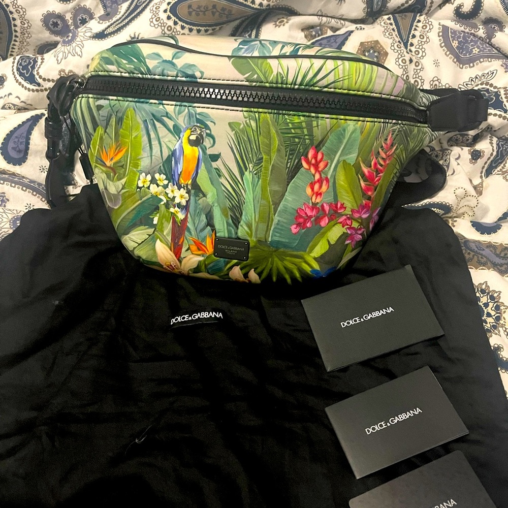 Dolce & Gabbana Tropical Belt Bag / Fanny Pack